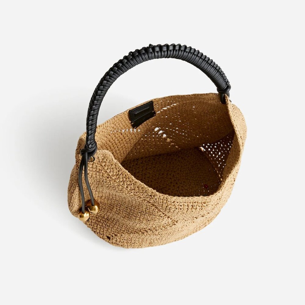 NWOT The Large Camren Straw Bag Natural Multi - Picture 2 of 4